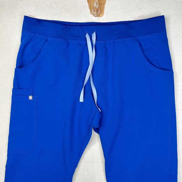 FIGS Scrub Pants Mens XL Royal Blue Technical Collection Drawstring T21004A - Picture 6 of 7